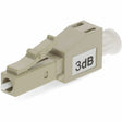 ADD-ON AddOn 2-Pack of 3dB Fixed LC Male to LC Female OM3 MMF Simplex Fiber Attenuators - 2 Pack - 1 x LC Network Male - 1 x LC Network Female - White, Beige - ADD-ATTN-LCPCMM3-3DB