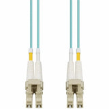 ADD-ON AddOn 20m LC (Male) to LC (Male) Aqua OM4 Duplex Fiber OFNR (Riser-Rated) Patch Cable - 100% compatible and guaranteed to work in OM4 and OM3 applications - ADD-LC-LC-20M5OM4