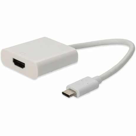ADD-ON AddOn 5-Pack of USB 3.1 (C) Male to HDMI Female White Adapters - 100% compatible and guaranteed to work - USBC2HDMIW-5PK