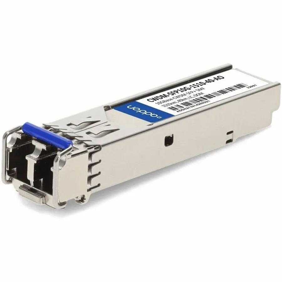 AddOn Cisco CWDM-SFP10G-1510-40 Compatible TAA Compliant 10GBase-CWDM SFP+ Transceiver (SMF, 1510nm, 40km, LC, DOM) - 100% compatible and guaranteed to work - CWDM-SFP10G-1510-40-AO ADD-ON