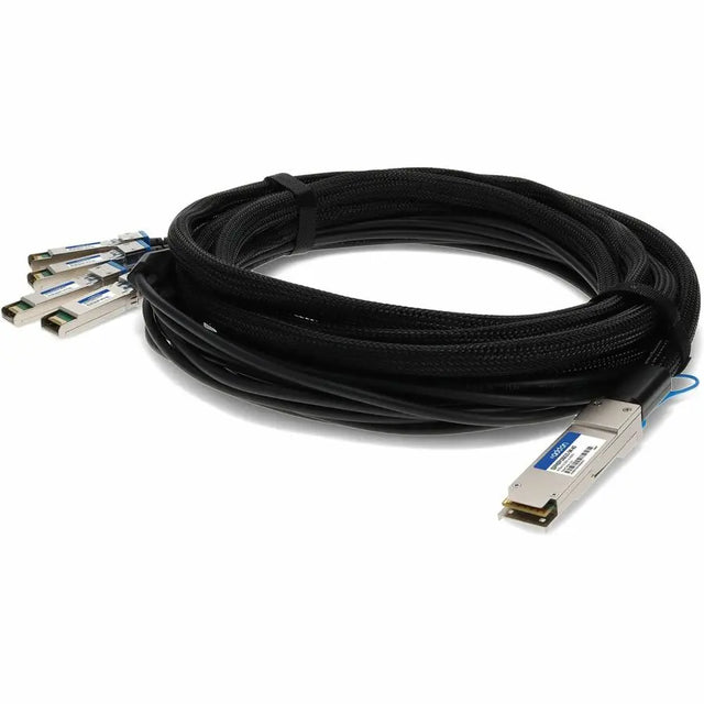 ADD-ON AddOn Cisco QSFP-4SFP10G-CU1-5M Compatible TAA Compliant 40GBase-CU QSFP+ to 4xSFP+ Direct Attach Cable (Passive Twinax, 1.5m) - 100% compatible and guaranteed to work - QSFP4SFP10GCU1-5M-AO