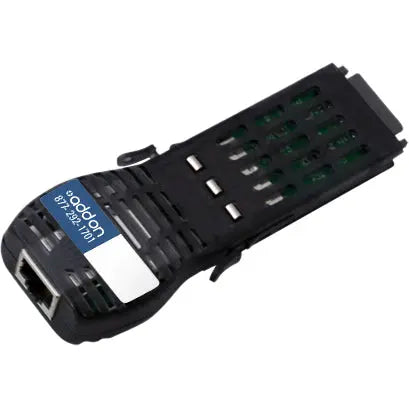ADD-ON AddOn Finisar FCLF8521P2BTL Compatible TAA Compliant 10/100/1000Base-TX SFP Transceiver (Copper, 100m, RJ-45) - 100% compatible and guaranteed to work - FCLF8521P2BTL-AO
