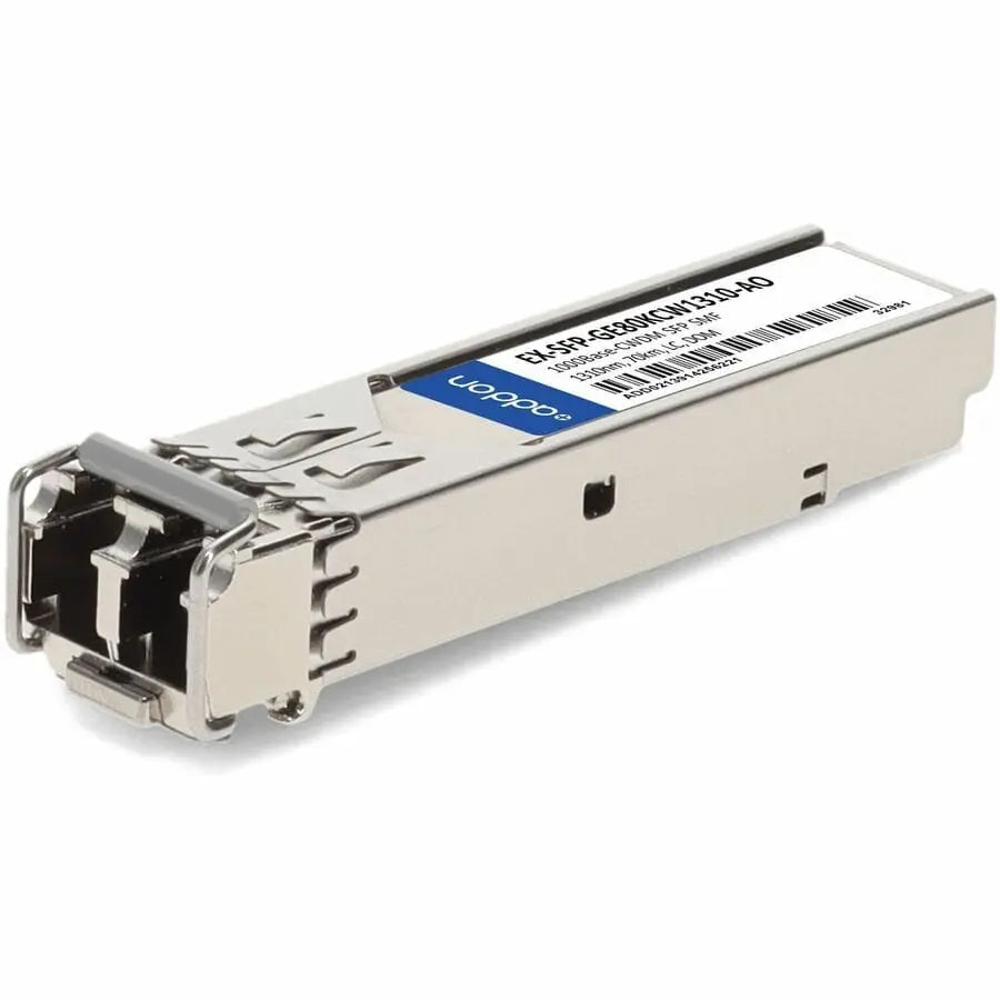 AddOn Juniper Networks EX-SFP-GE80KCW1310 Compatible TAA Compliant 1000Base-CWDM SFP Transceiver (SMF, 1310nm, 70km, LC, DOM) - 100% compatible and guaranteed to work - EX-SFP-GE80KCW1310-AO ADD-ON