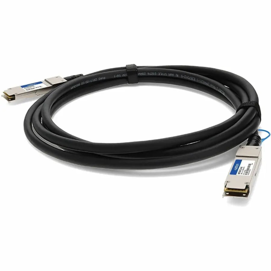 ADD-ON AddOn Mellanox MCP1600-C01A Compatible TAA Compliant 100GBase-CU QSFP28 to QSFP28 Direct Attach Cable (Passive Twinax, 1.5m) - 100% application tested and guaranteed to work - MCP1600-C01A-AO