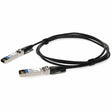 ADD-ON AddOn Twinaxial Network Cable - 2.13 ft Twinaxial Network Cable for Network Device, Transceiver, Server, Switch, Router - First End: 1 x SFP56 Network - Second End: 1 x SFP56 Network - 56 Gbit/s - 30 ...  - R0M46A-AO