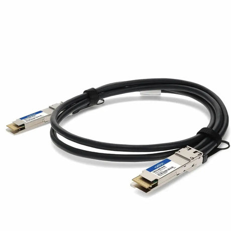 ADD-ON AddOn Twinaxial Network Cable - 3.28 ft Twinaxial Network Cable for Network Device, Switch, Server, Router, Storage Device, Transceiver - First End: 1 x QSFP-DD Network - Second End: 1 x QSFP-DD Netwo...  - CAB-D-D-400G-1M-AO