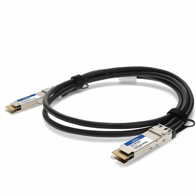 ADD-ON AddOn Twinaxial Network Cable - 3.28 ft Twinaxial Network Cable for Network Device, Switch, Server, Router, Storage Device, Transceiver - First End: 1 x QSFP-DD Network - Second End: 1 x QSFP-DD Netwo...  - CAB-D-D-400G-1M-AO