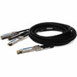 ADD-ON AddOn Twinaxial Network Cable - 8.20 ft Twinaxial Network Cable for Network Device, Transceiver, Server, Router, Switch - First End: 1 x QSFP-DD Network - Second End: 4 x QSFP28 Network - 200 Gbit/s -...  - DAC-Q56DD4Q282-5M-AO