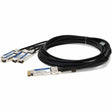 ADD-ON AddOn Twinaxial Network Cable - 8.20 ft Twinaxial Network Cable for Network Device, Transceiver, Server, Router, Switch - First End: 1 x QSFP-DD Network - Second End: 4 x QSFP56 Network - 400 Gbit/s -...  - Q400G4Q56GPDC2-5M-AO