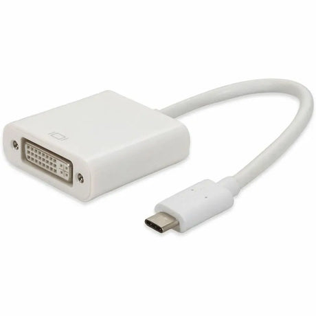 ADD-ON AddOn USB 3.1 (C) Male to DVI-I (29 pin) Female White Adapter - 100% compatible and guaranteed to work - USBC2DVIIW