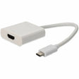 ADD-ON AddOn USB 3.1 (C) Male to HDMI Female White Adapter - 100% compatible and guaranteed to work - USBC2HDMIW