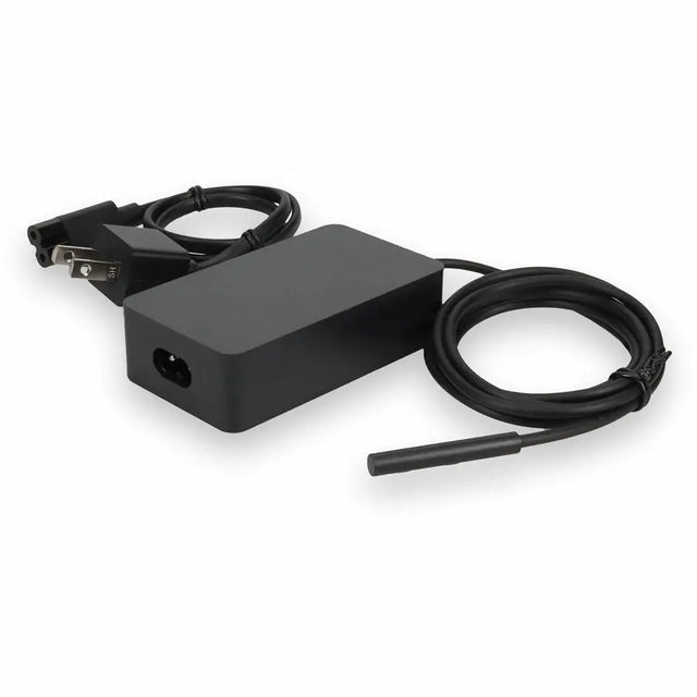ADD-ON Microsoft Q4Q-00001 Compatible 65W 15V at 4A Black Laptop Power Adapter and Cable - 100% compatible and guaranteed to work - Q4Q-00001-AA