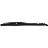 ADESSO Adesso 2.4 GHz Wireless Ergonomic Trackball Keyboard - Wireless Connectivity - RF - 30 ft - 2.40 GHz - USB Interface - 105 Key Next Track, Previous Track, Refresh, Search, Forward, Wake-up, Play/Pause...  - WKB-3500UB