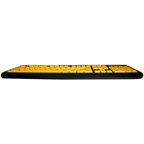 ADESSO Adesso Luminous 4X Large Print Multimedia Desktop Keyboard - Cable Connectivity - USB Interface - 122 Key Previous Track, Home, Email, Favourites, Volume Down, Volume Up, Search, Back, Forward, Play/P...  - AKB-132UY