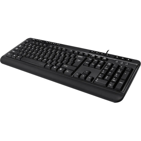 ADESSO Adesso Multimedia Desktop Keyboard with 3-Port USB Hub - Cable Connectivity - USB Interface - 104 Key Media Player, Volume Down, Volume Up, Mute, Play/Pause, Previous Track, Next Track, Stop, My Compu...  - AKB-132HB