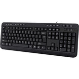 ADESSO Adesso Multimedia Desktop Keyboard with 3-Port USB Hub - Cable Connectivity - USB Interface - 104 Key Media Player, Volume Down, Volume Up, Mute, Play/Pause, Previous Track, Next Track, Stop, My Compu...  - AKB-132HB