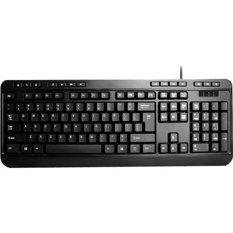 ADESSO Adesso Spill-Resistant Multimedia Desktop Keyboard (USB) - Cable Connectivity - USB Interface - 104 Key Media Player, Email, Internet, My Computer, Calculator, Search, Play/Pause, Volume Down, Volume ...  - AKB-132UB