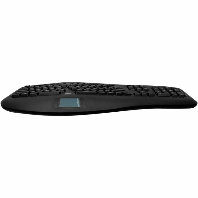 ADESSO Adesso Tru-Form Ergonomic Touchpad Keyboard - Cable Connectivity - USB Interface - 104 Key Play/Pause, Previous Track, Next Track, Volume Down, Volume Up, Mute, Eject, Home, Back, Forward, Refresh, .....  - AKB-450UB