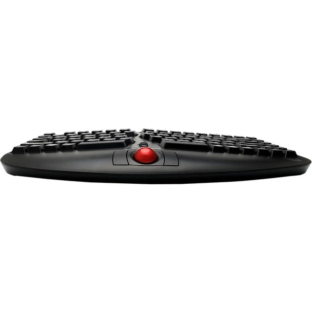ADESSO Adesso Tru-Form Media 3150 - 2.4 GHz Wireless Ergo Trackball Keyboard - Wireless Connectivity - RF - 30 ft - 2.40 GHz - USB 2.0 Interface - 87 Key On/Off Switch, Connect, Play/Pause, Stop, Previous Tr...  - WKB-3150UB