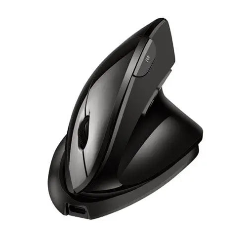 ADESSO iMouse V30 Wireless Adjustable Vertical Ergonomic Mouse-TAA, 2.4 GHz/30 ft Wireless Range, Right Hand Use, Black - IMOUSEV30