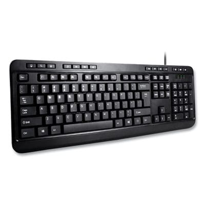 ADESSO Keyboards AKB132UB 118-Key MM Desktop USB Keyboard, Black - AKB-132UB