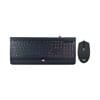 ADESSO Keyboards Backlit Gaming Keyboard and Mouse Combo, USB, Black - AKB-137CB