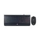 ADESSO Keyboards Backlit Gaming Keyboard and Mouse Combo, USB, Black - AKB-137CB