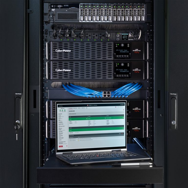 CyberPower PR3000RT2UC uninterruptible power supply (UPS) Line-Interactive 3 kVA 3000 W 9 AC outlet(s) - PR3000RT2UC