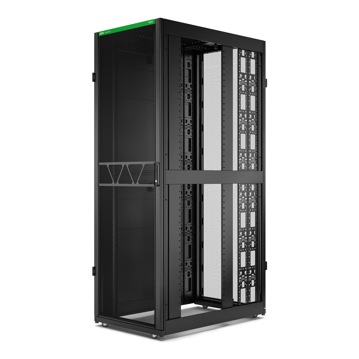 APC NetShelter SX Server Rack Gen 2, 48U, 2258H x 750W x 1200D mm, with Sides, Black - AR3357B2 APC