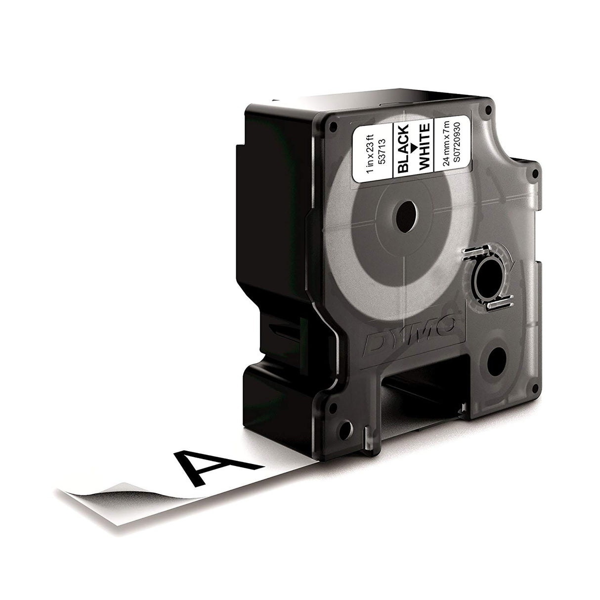 DYMO Authentic D1 Labels | Black Print on White | 24mm x 7m | Self-Adhesive Labels for LabelManager Label Printers - S0720930