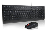 Lenovo 4X31R64400 keyboard Mouse included Universal USB US English Black - 4X31R64400 LENOVO