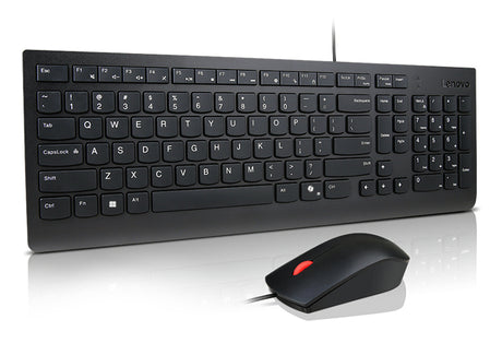Lenovo 4X31R64400 keyboard Mouse included Universal USB US English Black - 4X31R64400 LENOVO