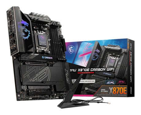 MSI MPG X870E CARBON WIFI motherboard AMD X870E Socket AM5 ATX - X870ECARBONWIFI7 MSI
