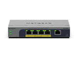 NETGEAR GS105EP Unmanaged Gigabit Ethernet (10/100/1000) Power over Ethernet (PoE) Grey - GS105EP-100NAS