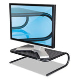 ALLSOP ALLSOP Metal Art Monitor Stand, 19" x 12.5" x 5.25", Black, Supports 30 lbs - 30336