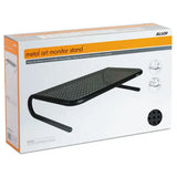 ALLSOP ALLSOP Metal Art Monitor Stand, 19" x 12.5" x 5.25", Black, Supports 30 lbs - 30336