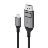 ALOGIC ALOGIC 2m Ultra USB-C (Male) to DP (Male) Cable - 4K @60Hz with LED (White) - Box Packaging