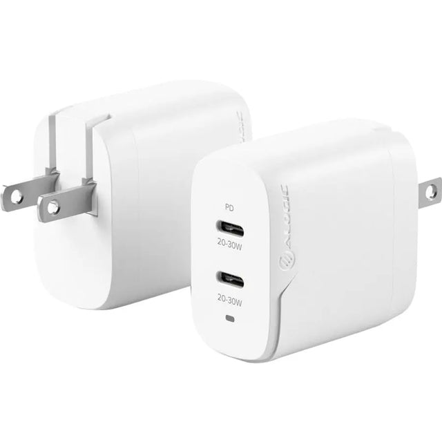 ALOGIC ALOGIC 2X40 Rapid Power 40W GaN Charger - USB-C (20W) + USB-C (20W) - ALOGIC 2X40 Rapid Power 40W GaN Charger - USB-C (20W) + USB-C (20W)