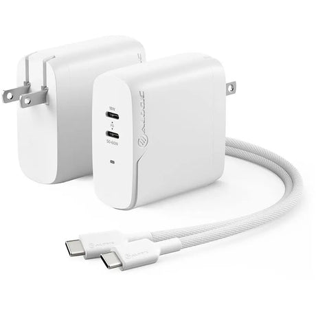 ALOGIC ALOGIC 2X68 Rapid Power 68W GaN Charger - ALOGIC 2X68 Rapid Power 68W GaN Charger - Includes 2m USB-C Charging Cable