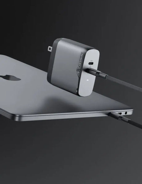 ALOGIC ALOGIC 2X68 Rapid Power 68W GaN Charger - Space Grey - Includes 2m 100W USB-C Charging Cable