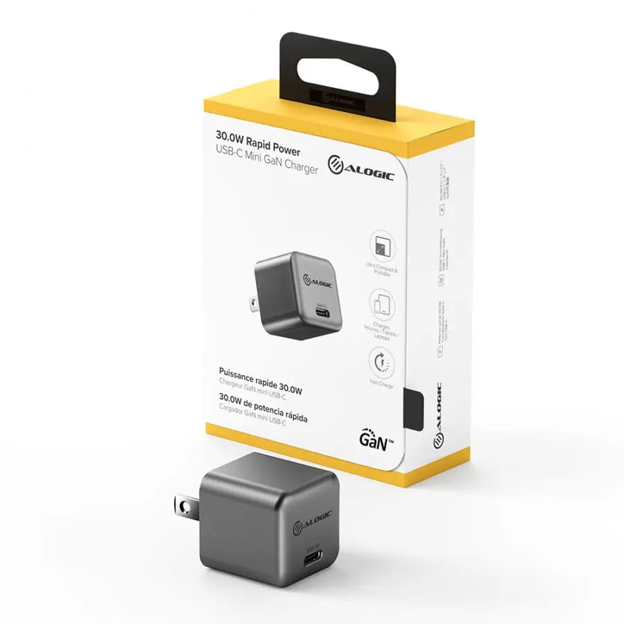 ALOGIC ALOGIC 30W Rapid Power USB-C Miniature GaN Charger