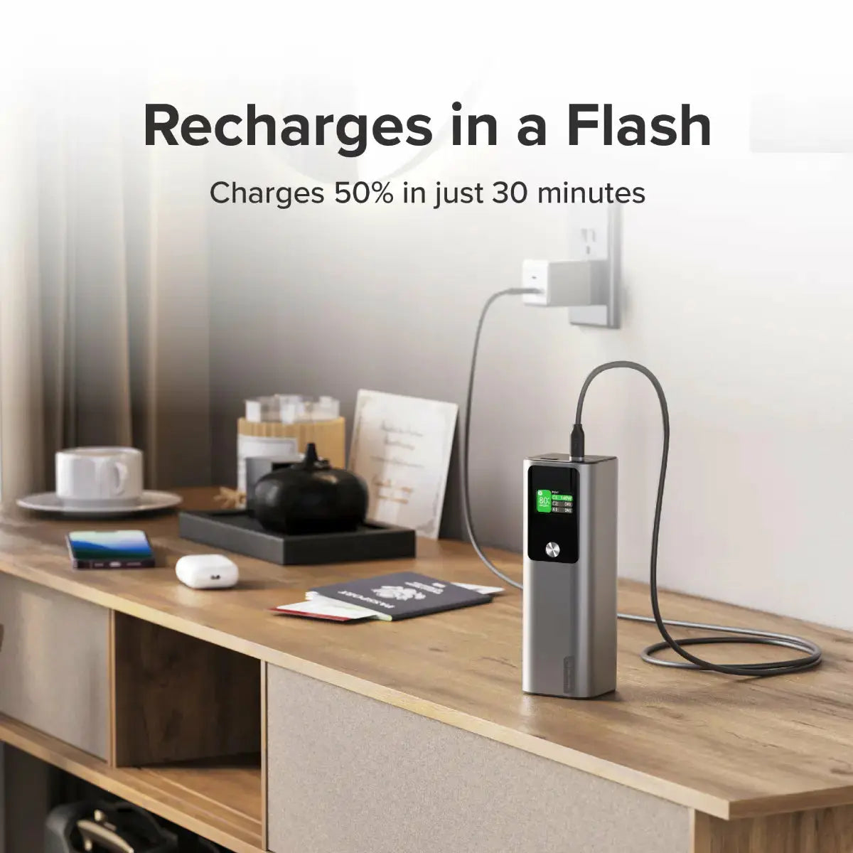 ALOGIC ALOGIC Ark 27000mAh Power Bank with 140W USB-C Charging - A27KPB140W