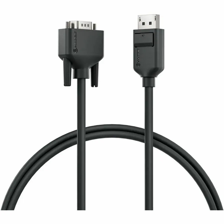 ALOGIC Alogic Display Port to VGA Cable - Elements Series - Male to Male - 1m - 3.28 ft DisplayPort/VGA Video Cable for Video Device, Computer - First End: 1 x DisplayPort Digital Audio/Video - Male - Second - EL2DPVGA-01