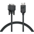 ALOGIC Alogic Display Port to VGA Cable - Elements Series - Male to Male - 2m - 6.56 ft DisplayPort/VGA Video Cable for Video Device, Computer - First End: 1 x DisplayPort Digital Audio/Video - Male - Second - EL2DPVGA-02