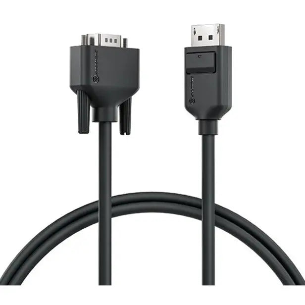ALOGIC Alogic Display Port to VGA Cable - Elements Series - Male to Male - 2m - 6.56 ft DisplayPort/VGA Video Cable for Video Device, Computer - First End: 1 x DisplayPort Digital Audio/Video - Male - Second - EL2DPVGA-02