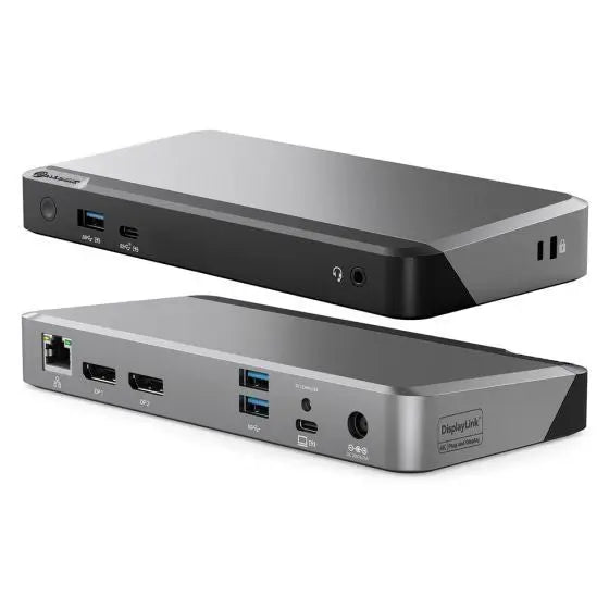 ALOGIC ALOGIC DUPRDX2-100 laptop dock/port replicator Wired USB 3.2 Gen 1 (3.1 Gen 1) Type-C Black, Grey