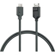 ALOGIC Alogic Elements DisplayPort to HDMI Cable - 2m - 6.56 ft DisplayPort/HDMI A/V Cable for Notebook, Audio/Video Device, Projector, Monitor, Computer - First End: 1 x DisplayPort Digital Audio/Video - Ma - EL2DPHD-02