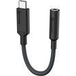 ALOGIC ALOGIC Elements PRO 10cm USB-C to 3.5mm Audio Adapter - Black - 3.94" Mini-phone/USB-C Audio Cable for Audio Device, Phone, Tablet, Headphone, Speaker, Amplifier, Mobile Phone, Notebook, Microphone -  - ELPC35A-BK