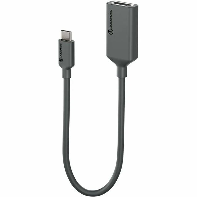 ALOGIC Alogic Elements Series USB-C to HDMI Adapter with 4K Support - Male to Female - 20cm - 7.87" HDMI/USB-C A/V Cable for Audio/Video Device, Computer, Monitor, Notebook, Projector, Home Theater System -  - EL2UCHD-ADP