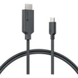 ALOGIC Alogic Elements Series USB-C to HDMI Cable with 4K Support - Male to Male - 2m - 6.56 ft HDMI/USB-C A/V Cable for Audio/Video Device, Computer, Monitor, Notebook, Projector, Home Theater System - Firs - EL2UCHD-02
